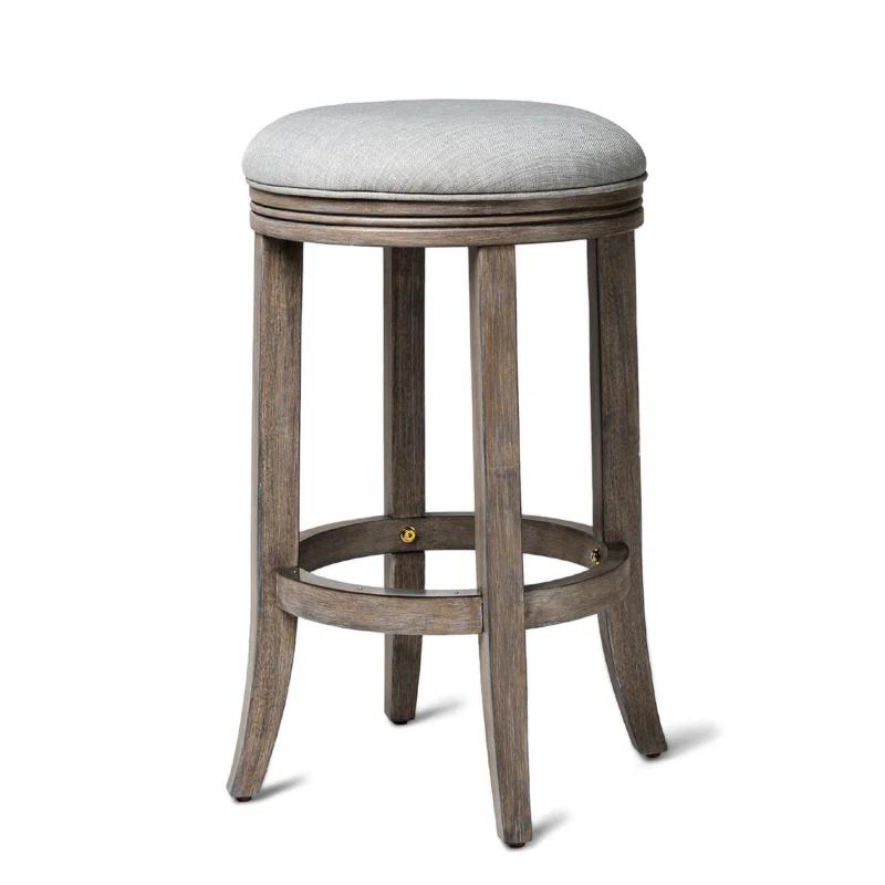 Maven Lane Maven Lane Eva Stool with Fabric Upholstery