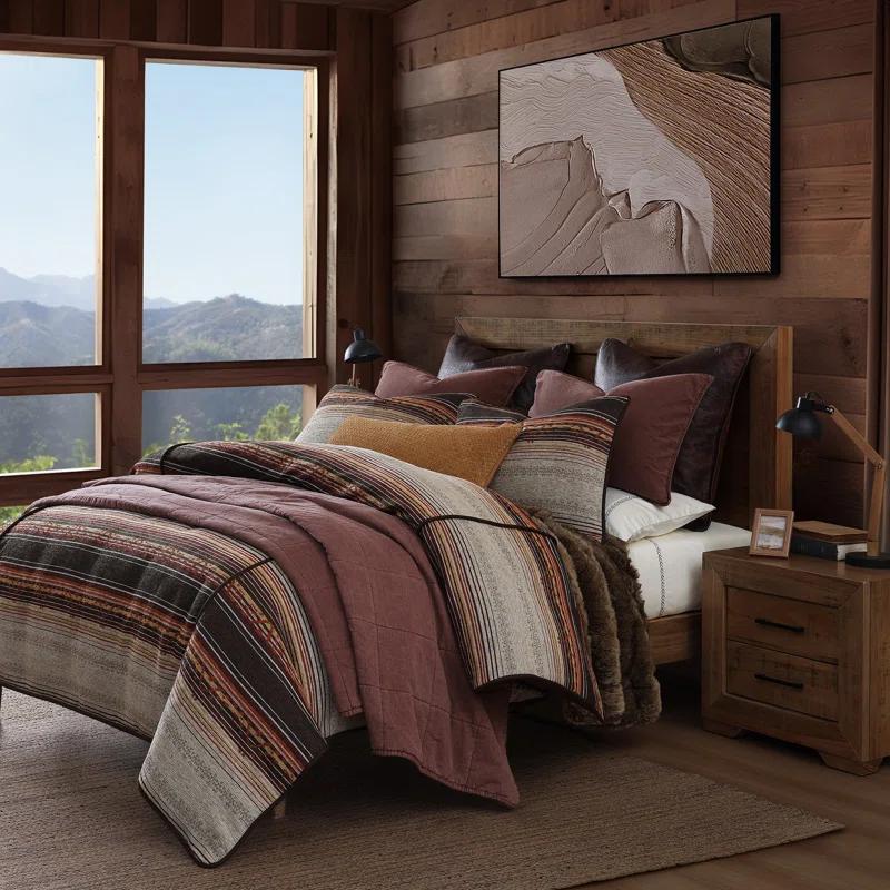 Paseo Road by HiEnd Accents Estes Chenille Jacquard Southwestern Lodge Comforter Set