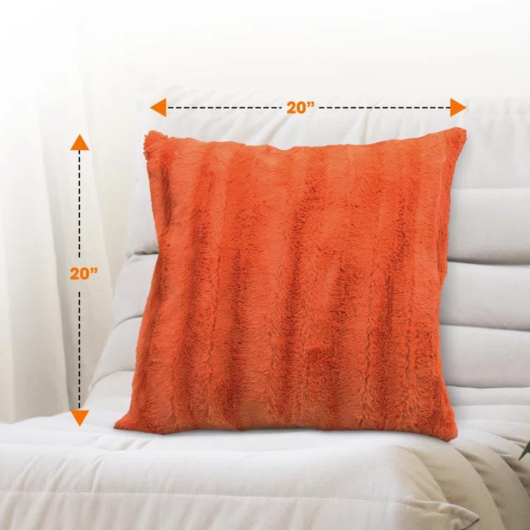 Cheer Collection FRBIN Square Pillow Cover & Insert (Set of 2)