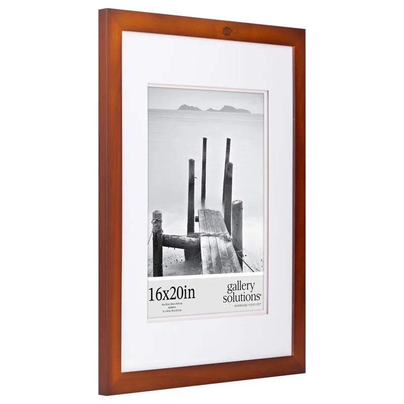 Gallery Solutions Gallery Solutions Wall Mount Double Airfloat Mat Picture Frame