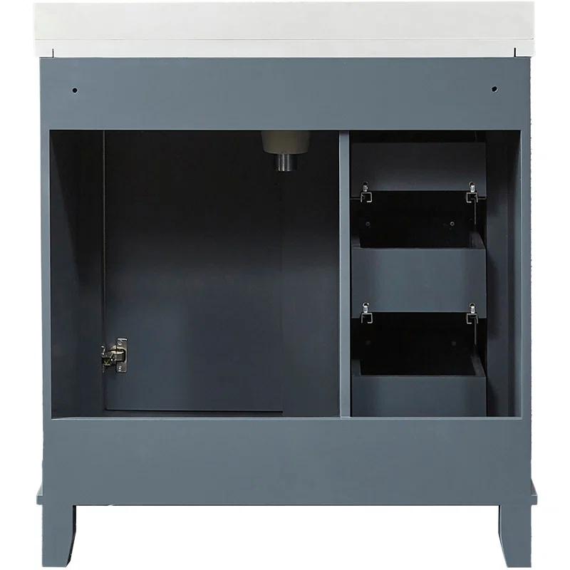 Hanover Hanover Ambridge 31'' Vanity Cabinet with Sink Combo for Bathroom, Pre-Assembled Cabinet