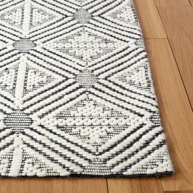 Foundry Select Ashaud Hand Loomed Wool And Cotton With Latex Geometric Rug