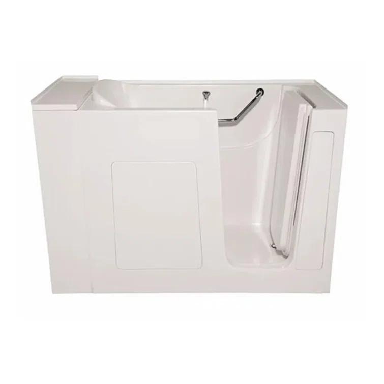 Hydro Systems Lifestyle 5230 Walk-In Tub Life Style 52" x 30" Walk in Soaking Acrylic Bathtub with Integrated Seat WAL5230GTO-WHI-WOV.WHI