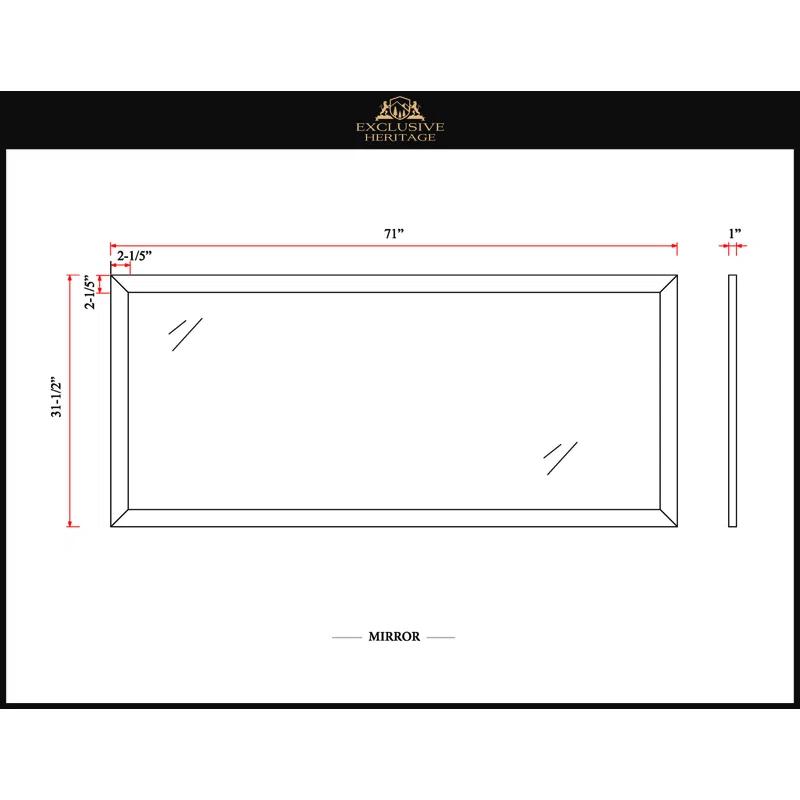 72'' Double Bathroom Vanity with Carrara Marble Top