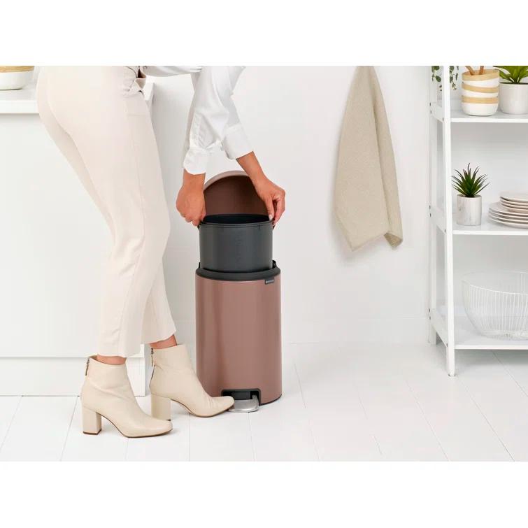 Brabantia Newicon Step On Trash Can, 3.2 Gallon (12 Liter)