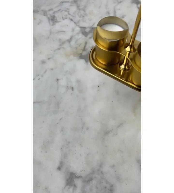 Service Ideas Sugar and Creamer Combo, Stainless Steel, 4 oz Capacity