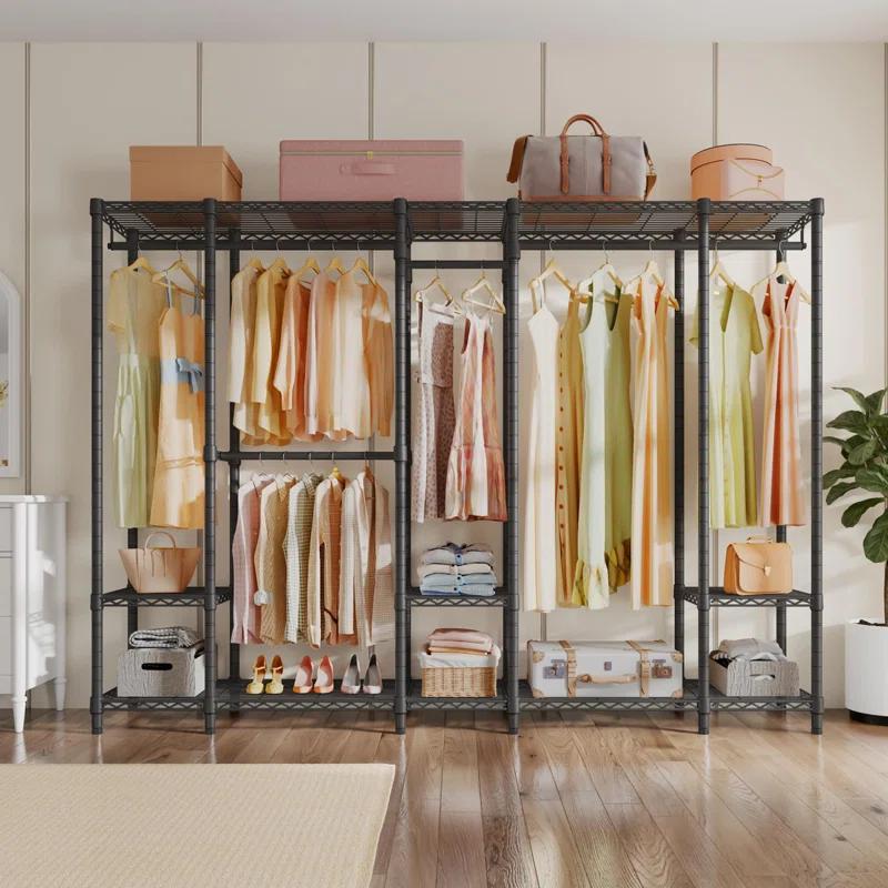 89.8'' Metal Freestanding Garment Rack