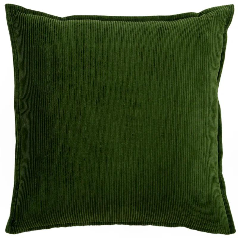 Textured Cotton Reversible Throw Pillow