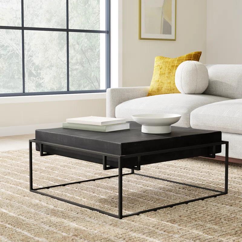 Esme Square Metal Coffee Table (35")