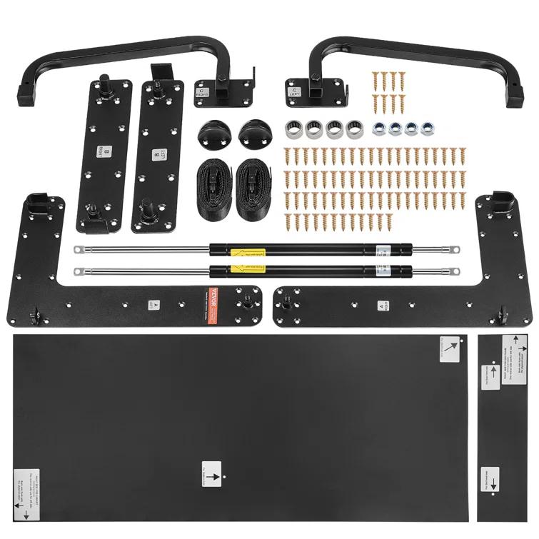 VEVOR Murphy Bed Kit Queen Deluxe DIY Wall Bed Mechanical Hardware Kit Fol