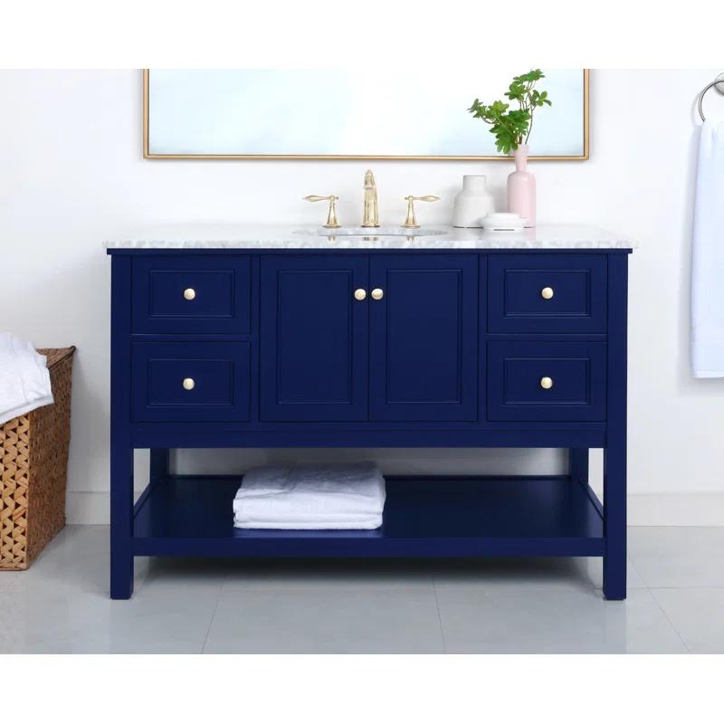 Elegant Kitchen and Bath Elegant Kitchen and Bath 48 Inch Single Bathroom Vanity in Driftwood