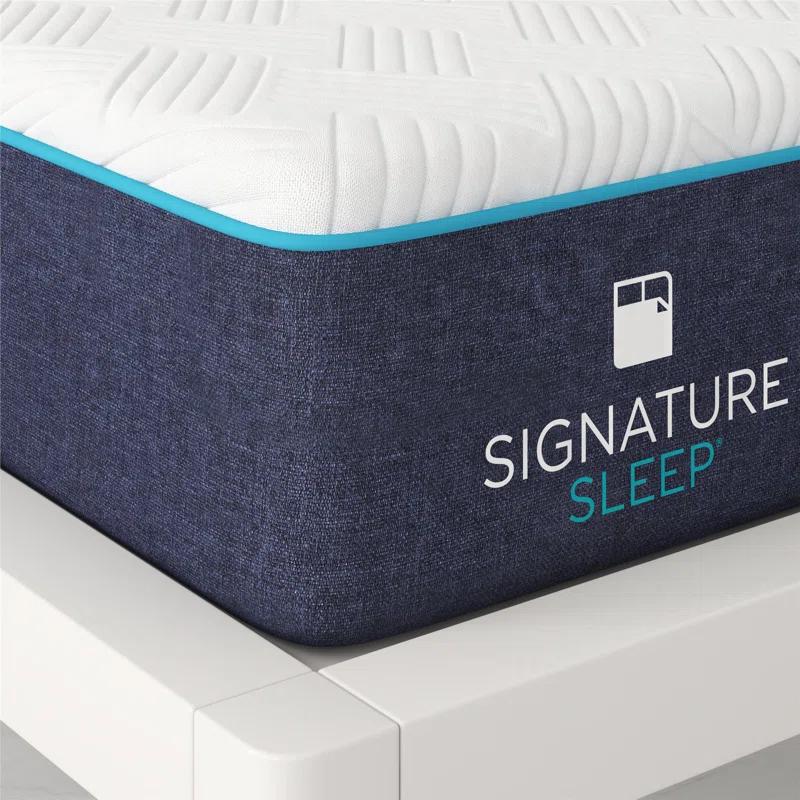 Signature Sleep Bliss Charcoal Cool Gel Memory Foam Mattress