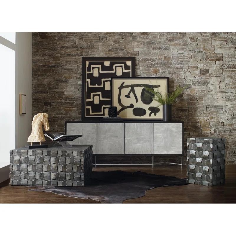 Commerce And Market Solid Wood End Table