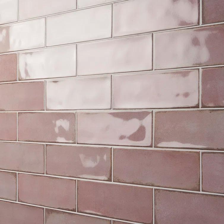 Bond Tile San Luis 4" x 12" Ceramic Handmade Look Subway Wall Tile & Reviews | Wayfair