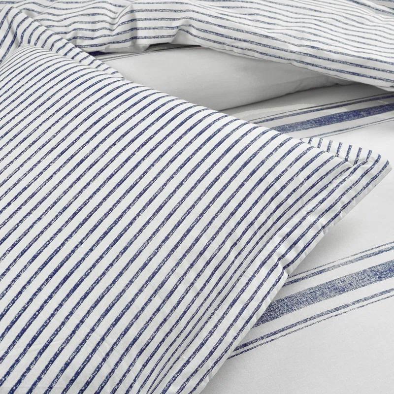 Farmhouse Standard Cotton Reversible Comforter Set