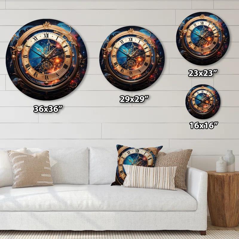Watche Metaphysical Horology Metal Wall Clock
