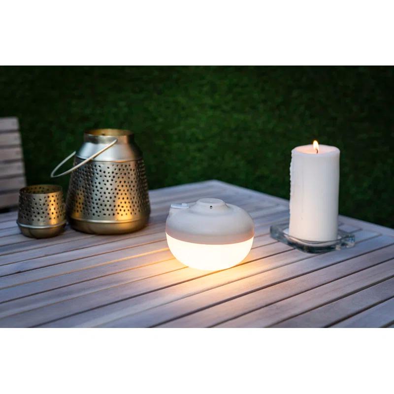 Newgarden Spain 4" Battery Powered Integrated LED Outdoor Lantern Electric Candle