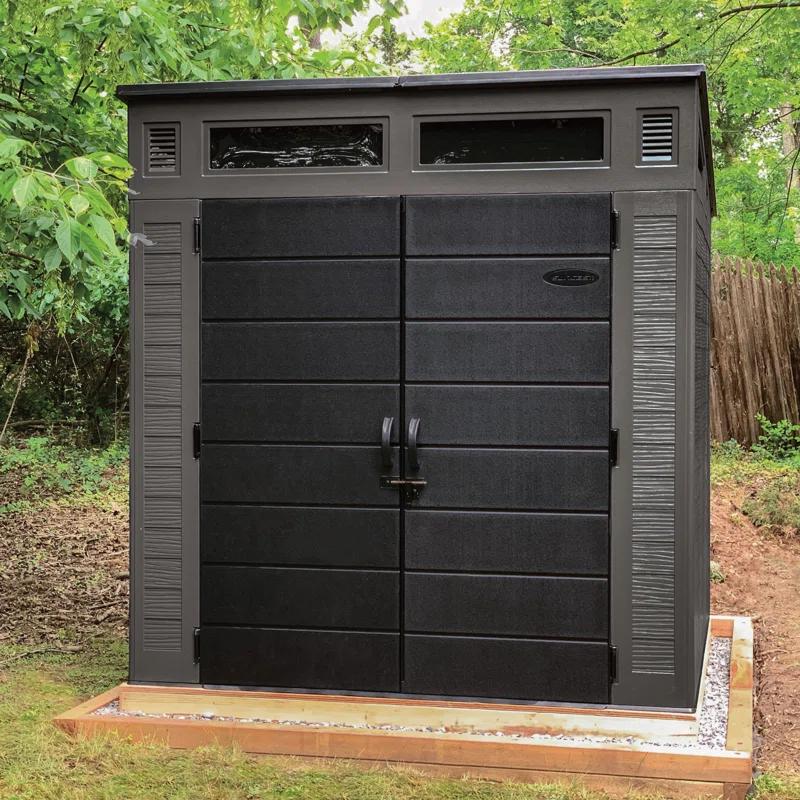 Suncast Suncast Modernist 7 ft. W x 7 ft. D Resin Storage Shed