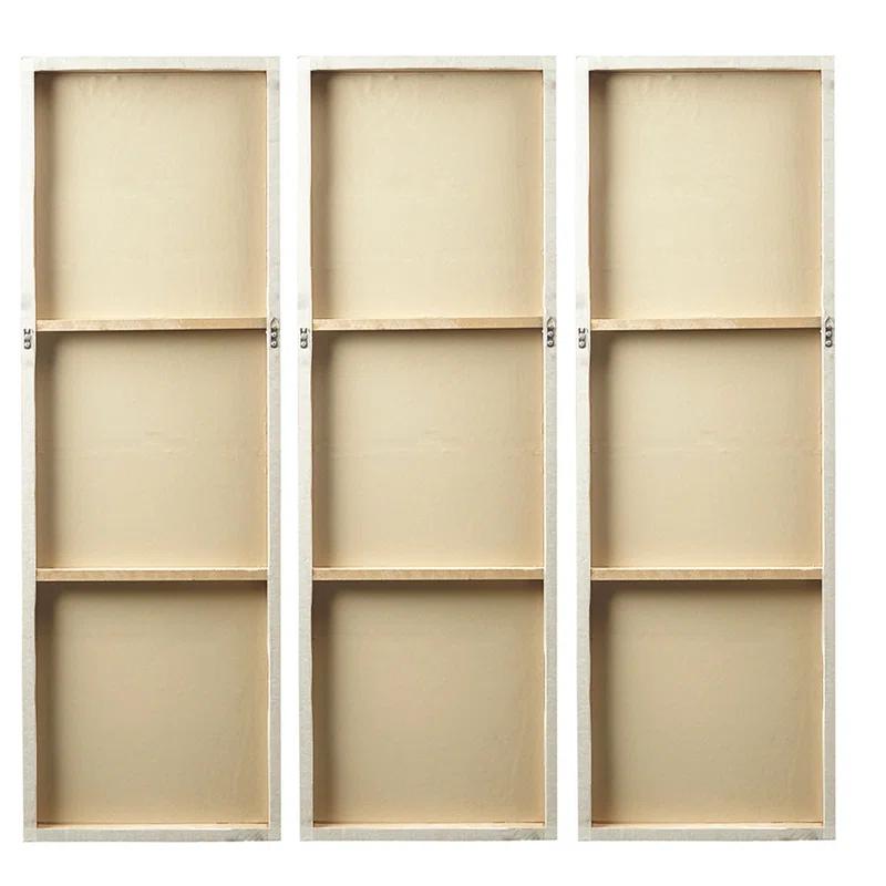 Madison Park Signature Sunburst 3-Piece Hand-Painted Resin Wall Art