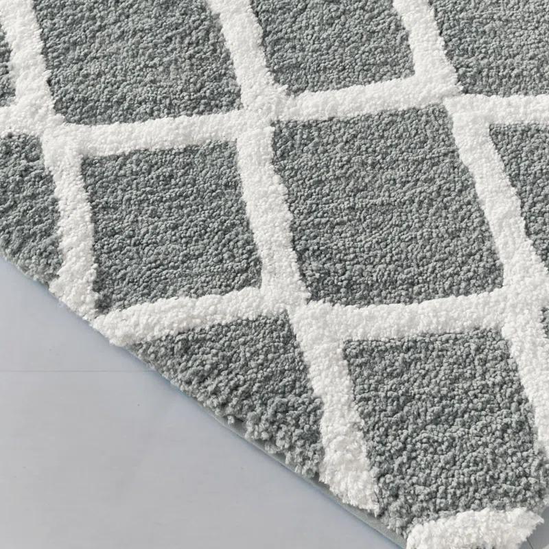 Madison Park Bittman Reversible High Pile Tufted Bath Rug