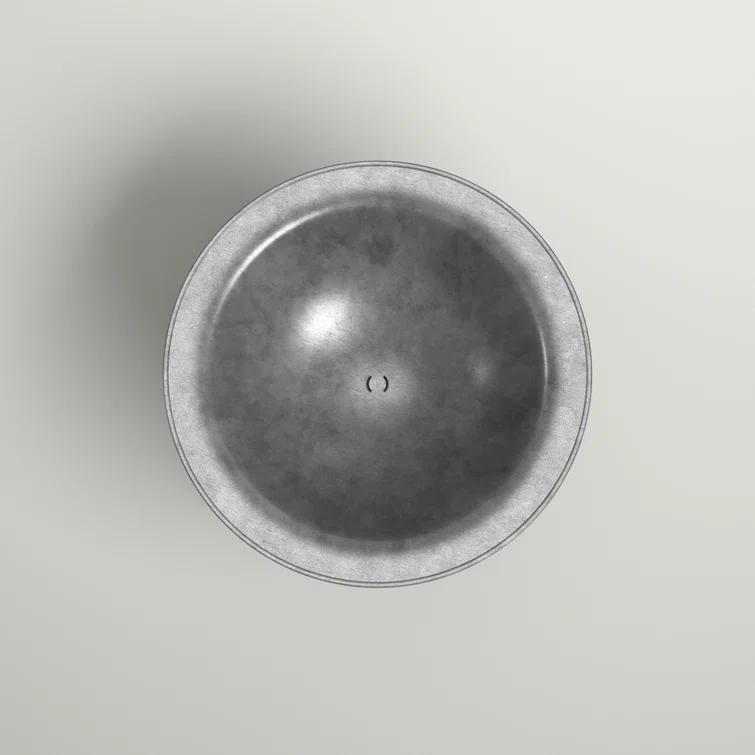 SunnyDaze Decor 23.5" Round Wood-Burning Dark Gray Finish Cast Iron Fire Pit Bowl and Stand