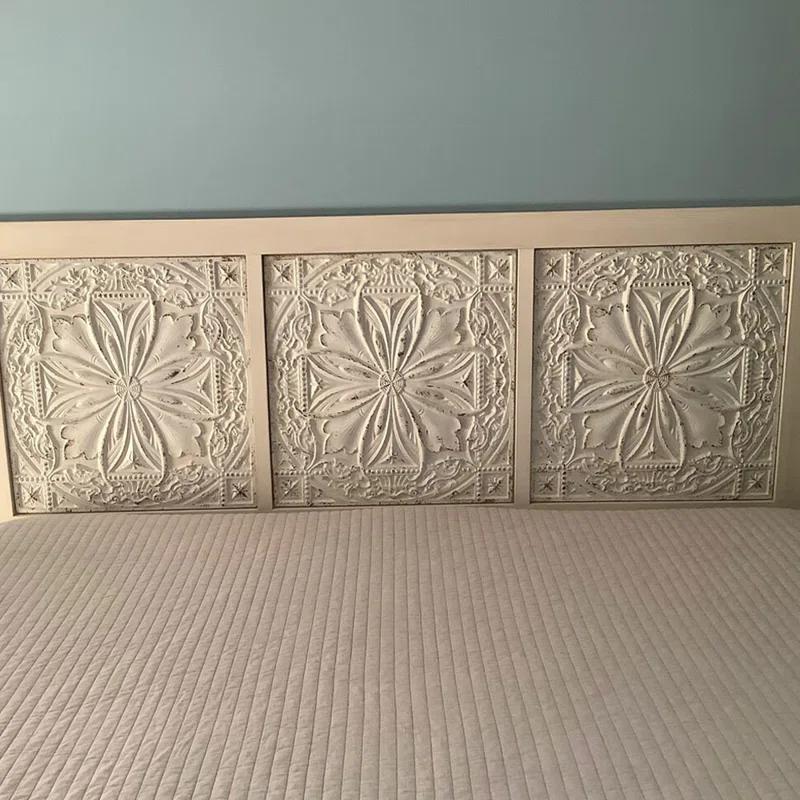 FromPlainToBeautifulInHours Milan 24'' L x 24'' W Textured PVC Drop-In & Glue Up Ceiling Tile Ceiling Tile (Set of 25)