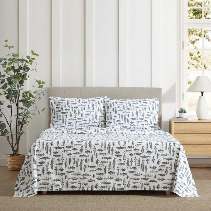 Eddie Bauer Eddie Bauer Printed Cotton Percale Sheet Sets