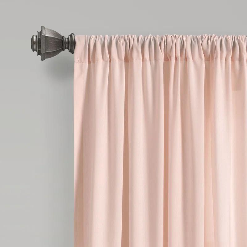 Lush Decor Polyester Sheer Curtain Pair (Set of 2)