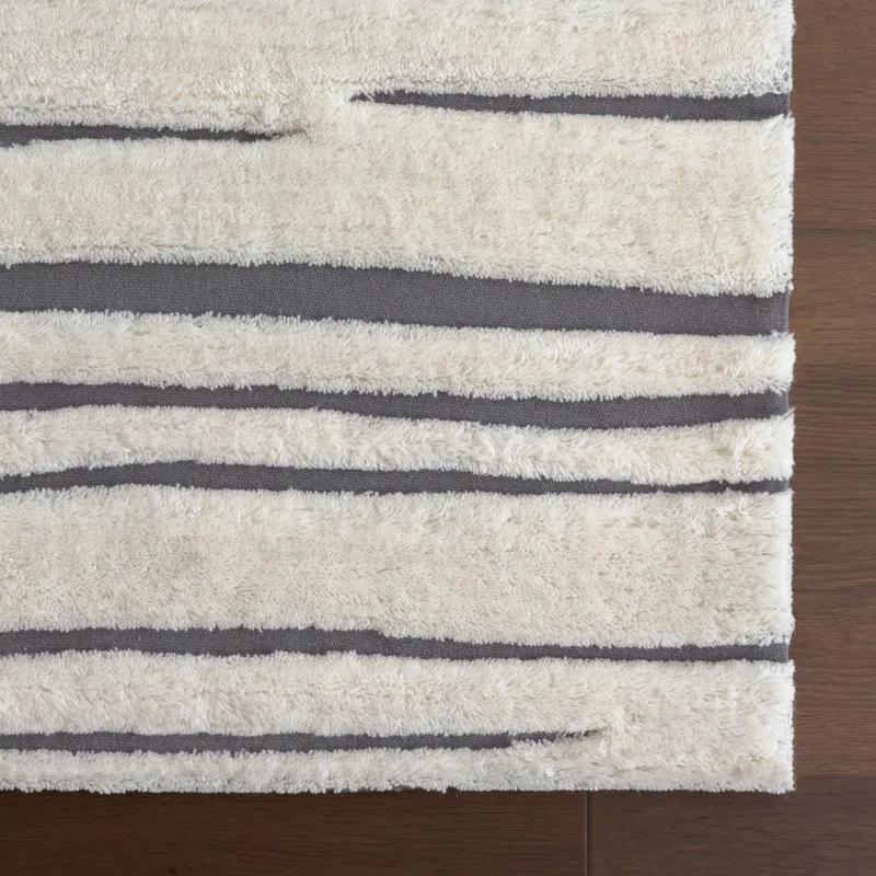 Frenshe Interiors x Rugs USA Frenshe Interiors x Rugs USA Studio Striped New Zealand Wool Area Rug