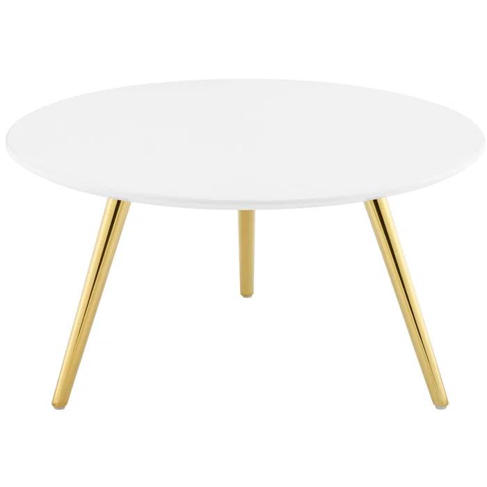 Modway Carson Carrington Bata Round Artificial Marble Coffee Table by Modway