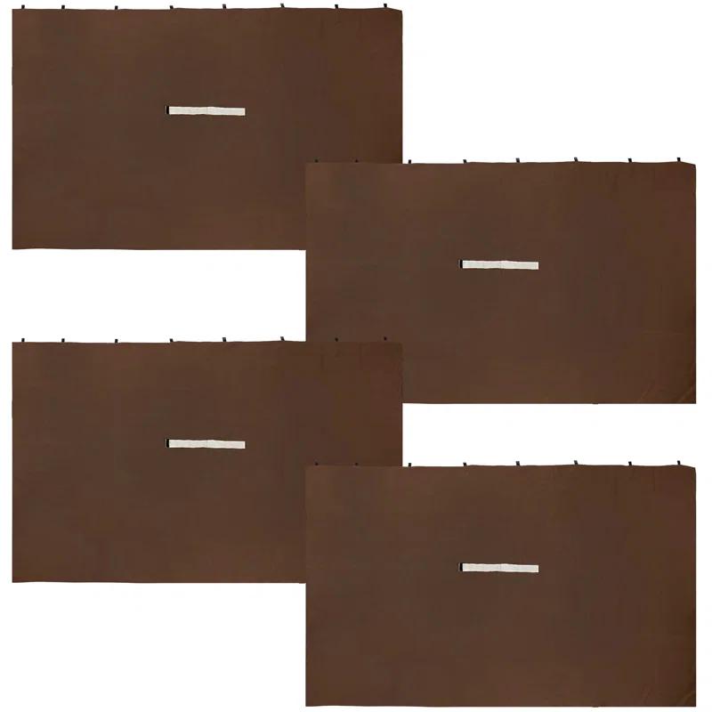 Arlmont & Co. Solomon Arlmont & Co. Fabric Side Wall for Gazebo (Set of 4)
