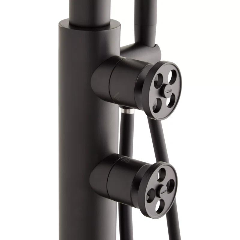 Signature Hardware Tinsley Retrofit Shower with Shower Head, Hand Shower, and Hose