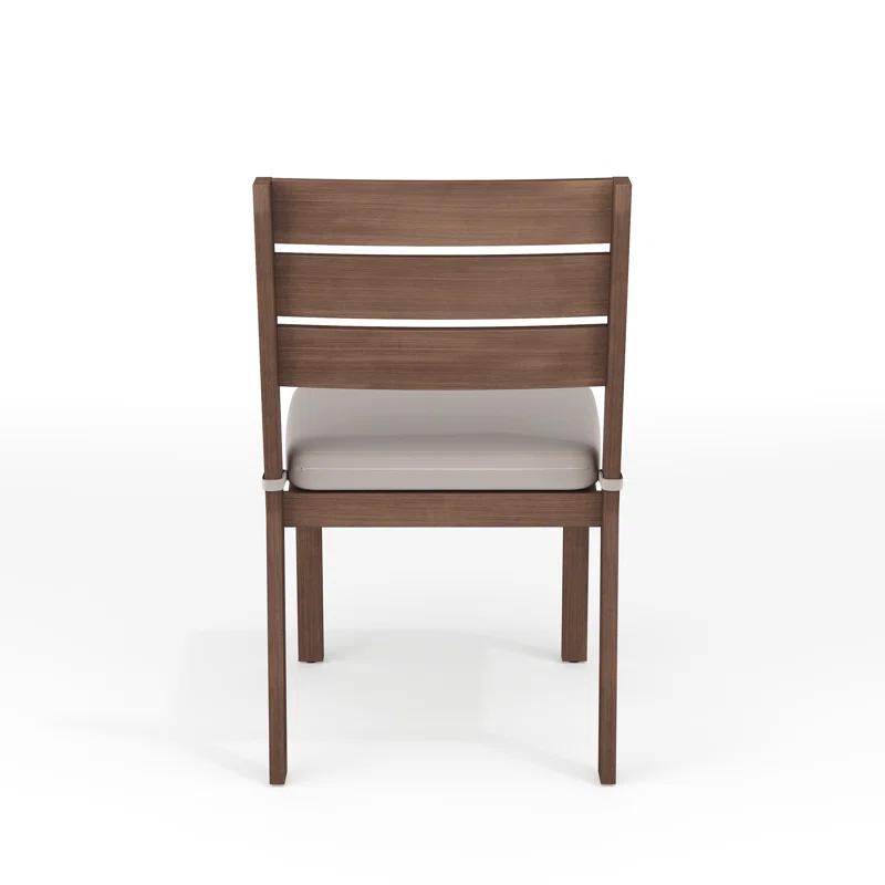 Martha Stewart Martha Stewart Bedford All-Weather Stacking Patio Side Dining Chair With Seat Cushion