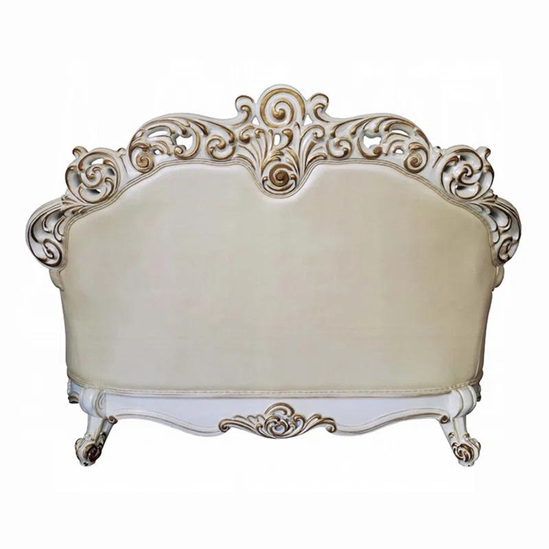 A&J Homes Studio Vendome 69.6'' Faux Leather Loveseat