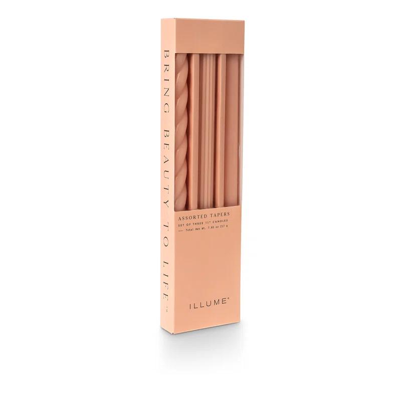 ILLUME Beautifully Done Unfragranced Assorted Tapers 3 Pack