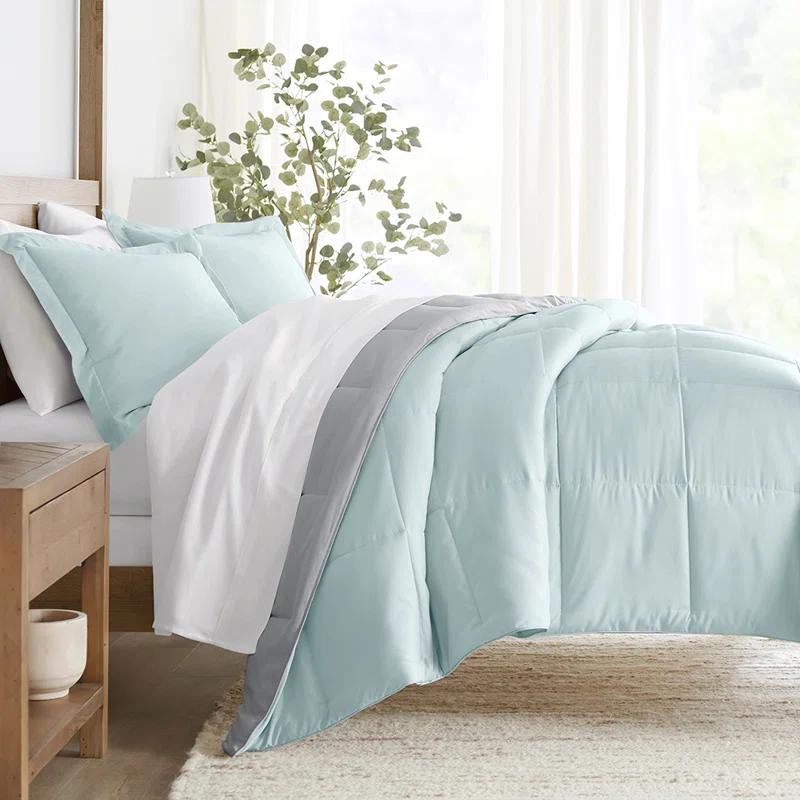 Becky Cameron Reversible Down-Alternative Comforter Bedding Set