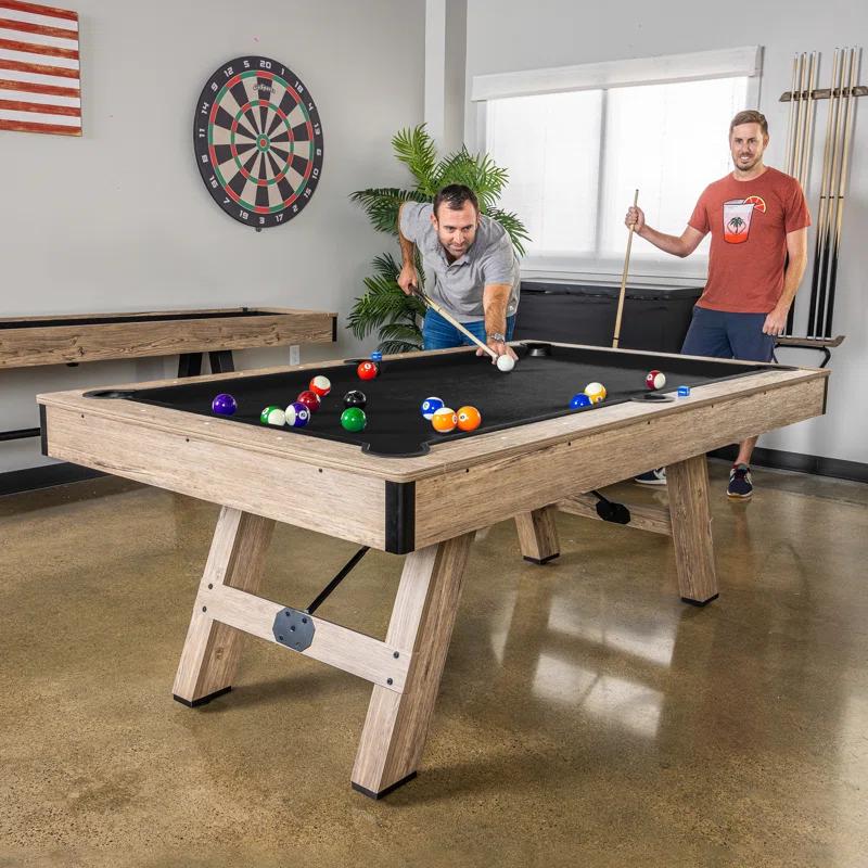 GoSports GoSports 7 ft Pool Table - Modern Billiards Table - Accessories Included