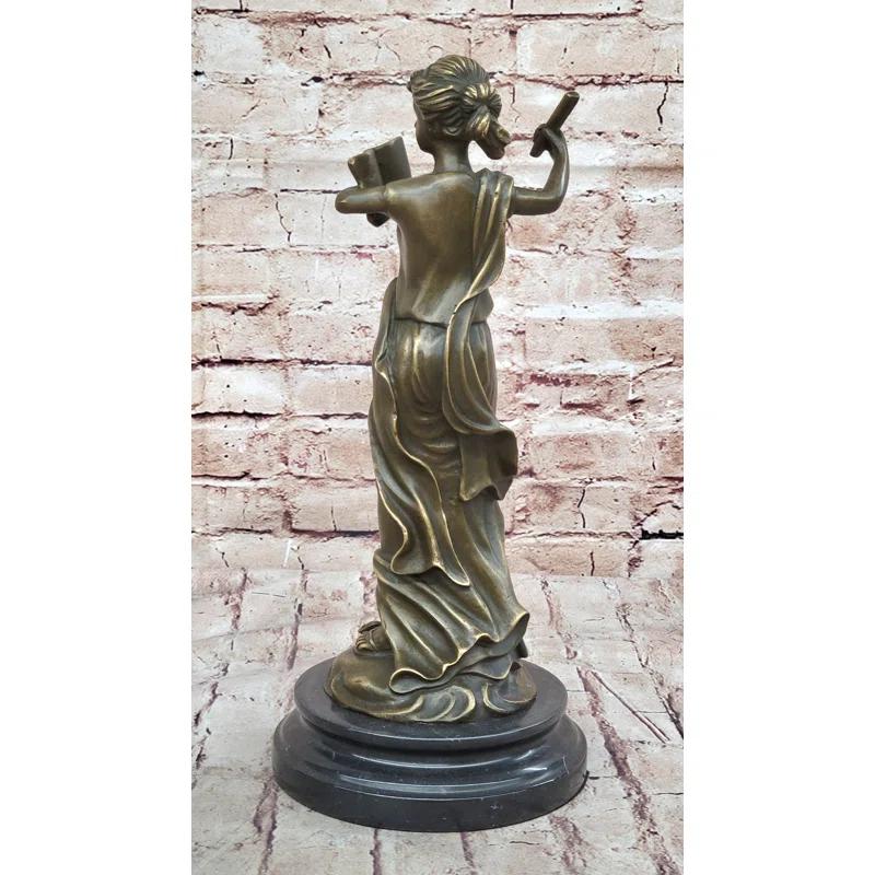 Bloomsbury Market Athena Greek Goddess Mythological Figure Bronze Sculpture Original Art By Milo