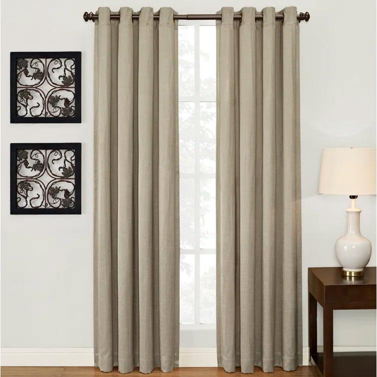 Style Decor Ashton Room Darkening Curtain Single Panel