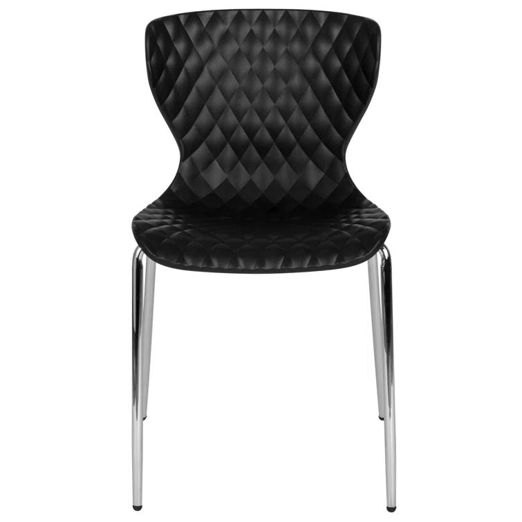 Flash Furniture Lowell Contemporary Design Plastic Stack Chair (Set of 4)