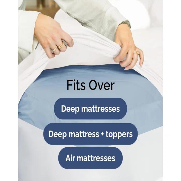 CGK Linens Extra Deep Pocket luxury Sheet Set - Solid Ultra Soft & Cooling Sheet Sets