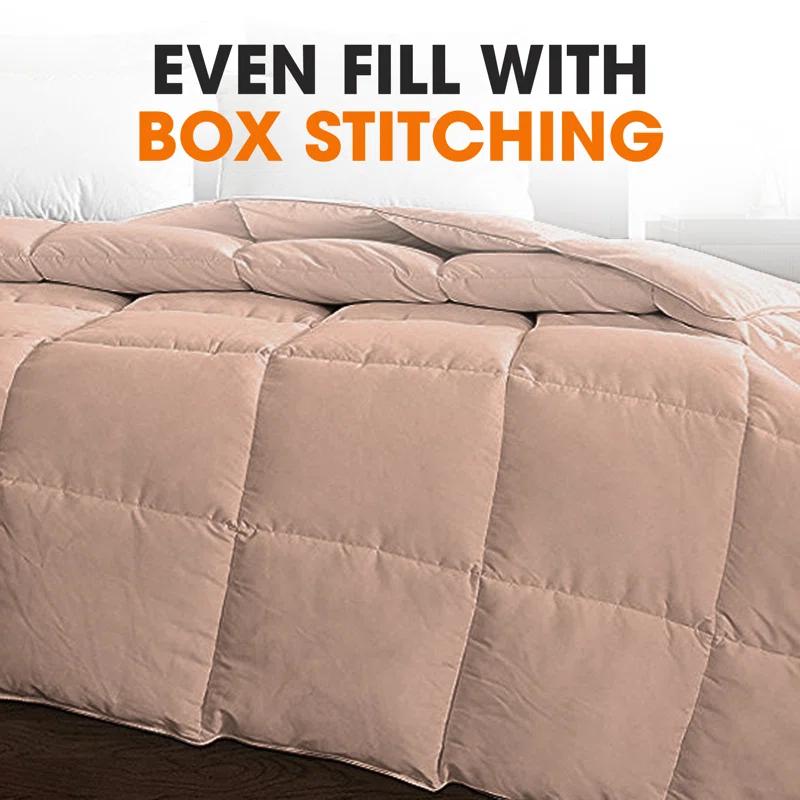 Cheer Collection Baffle Box Stitch Comforter