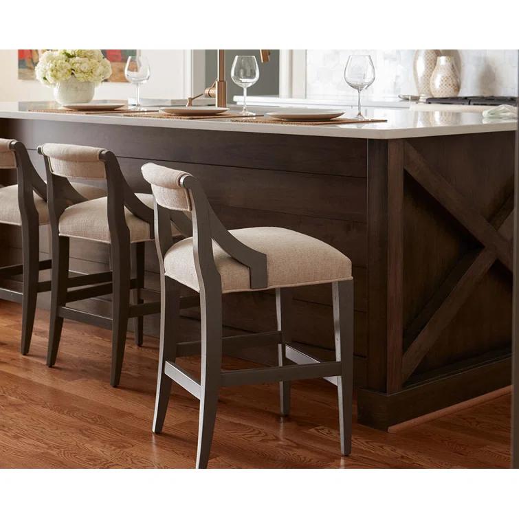 Woodbridge Furniture Georgian Upholstered Counter Stool
