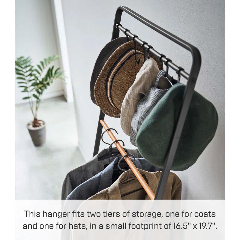 Yamazaki Home Steel 8 - Hook Freestanding Coat Rack