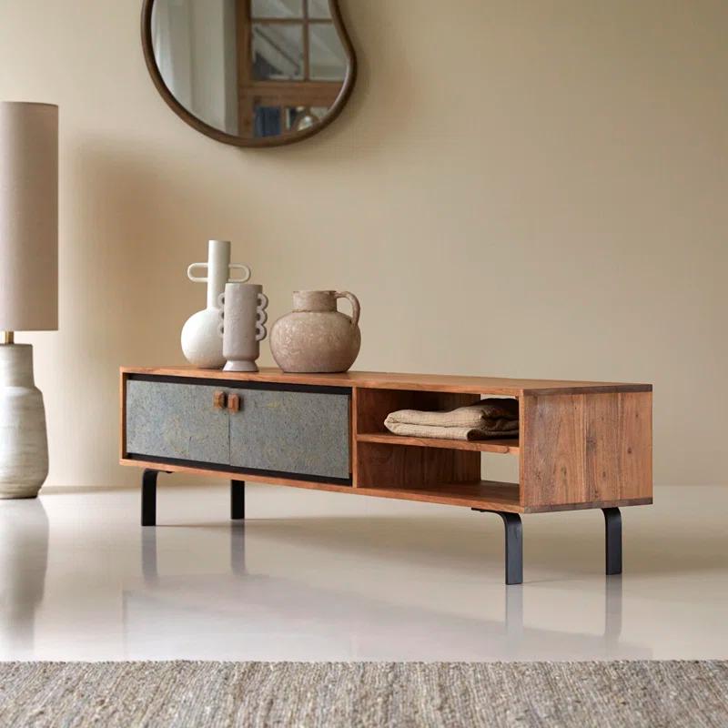 Temis Solid Wood TV Stand for TVs up to 70"