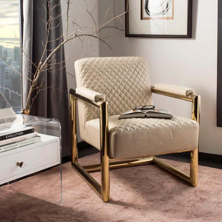 Safavieh Couture Merlene Leather Armchair