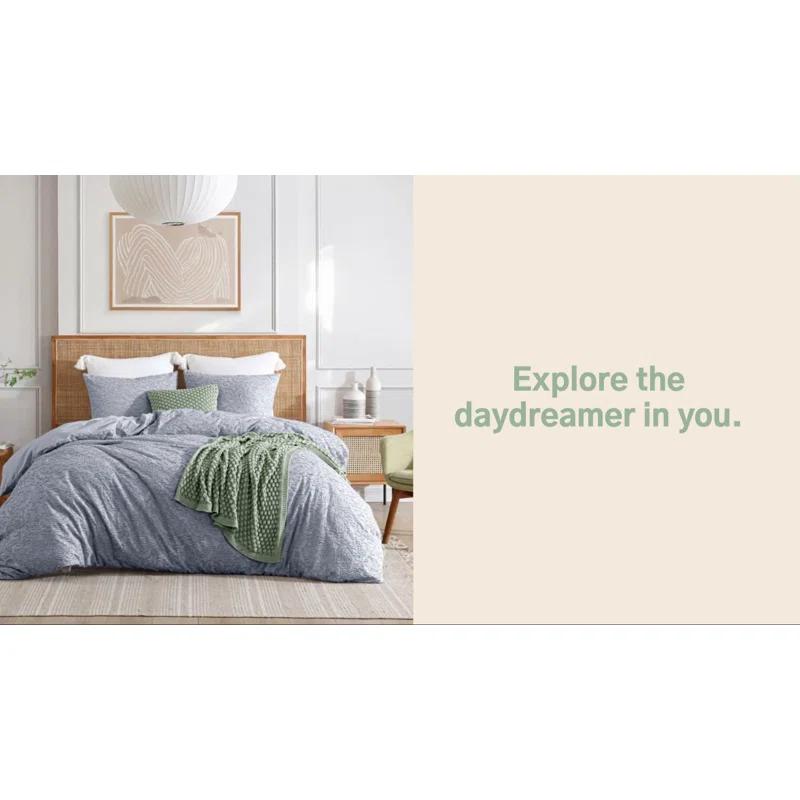 Peri Home Peri Home Ikat Eyelet Comforter Set Blue