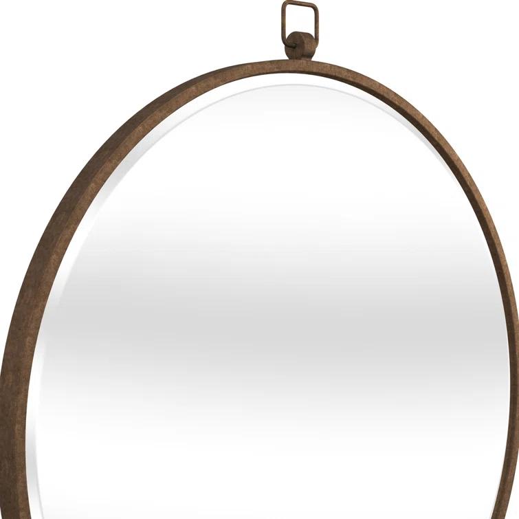 Kelly Clarkson Home Alariz Metal Flat Wall Mirror