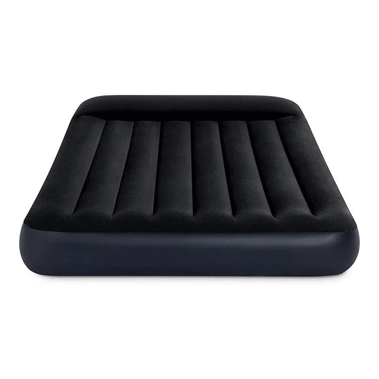 Intex Intex Dura Pillow Rest Classic Blow Up Mattress Air Bed with Built In Pump