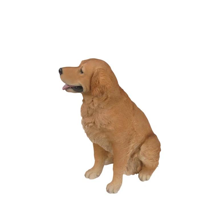 Hi-Line Gift Ltd. Sitting Dog Golden Retriever Statue